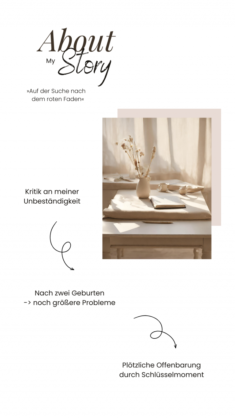 About my Story: Auf der Suche nach dem roten Faden